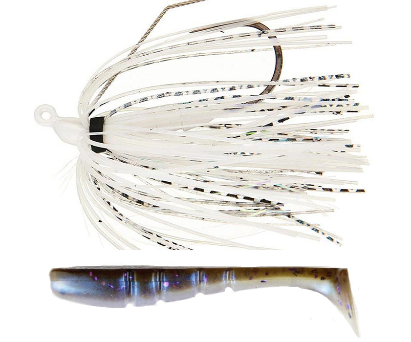 Xzone Pro Series Swammer Swimbait & Core Tackle Swim Jig Combo