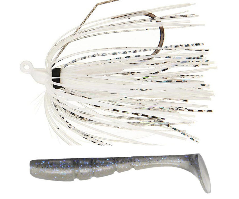 Xzone Pro Series Swammer Swimbait & Core Tackle Swim Jig Combo
