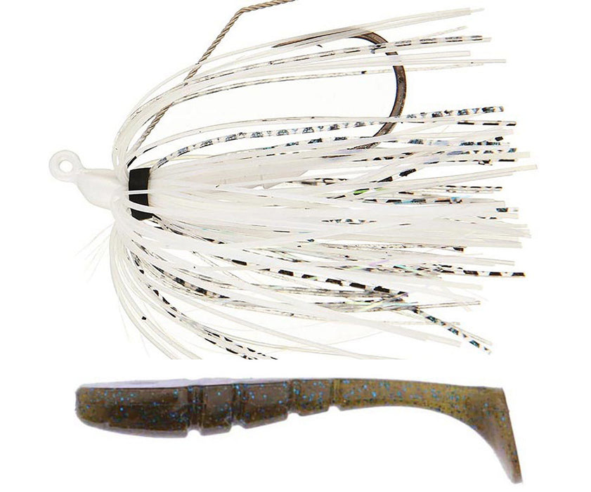 Xzone Pro Series Swammer Swimbait & Core Tackle Swim Jig Combo
