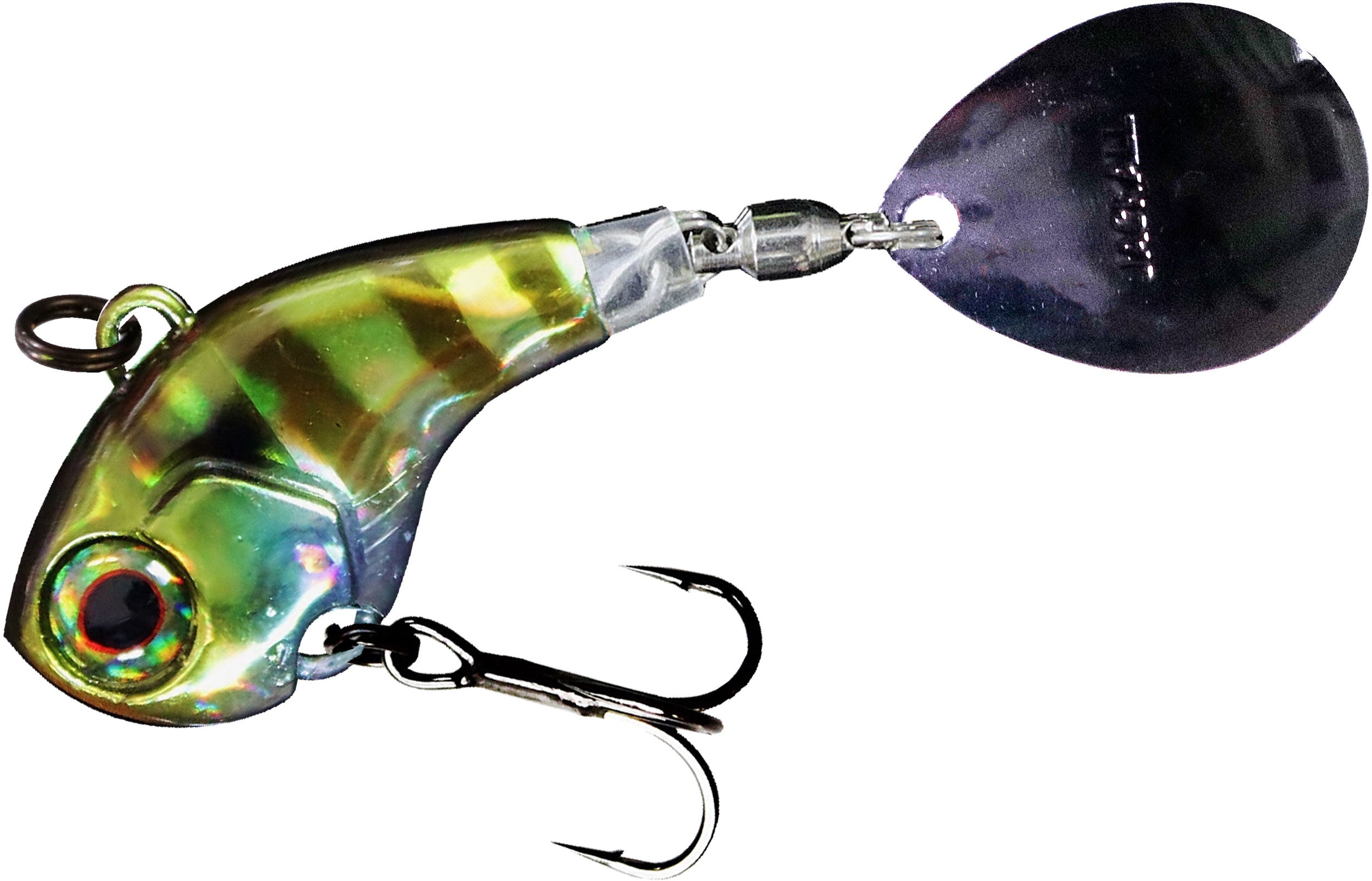 drabcoplex fishing lure Jackall Deracoup Covers water like a blade bait while staying true to its own tail Jackall Deracoup Tail Spinner Clear