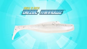 Z-Man DieZel MinnowZ 6 inch Soft Paddle Tail Swimbait 3 pack