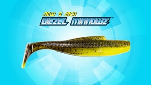 Z-Man DieZel MinnowZ 6 inch Soft Paddle Tail Swimbait 3 pack