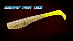 Z-Man ElaZtech Swimmin' Trout Trick Paddle Tail Swimbait - 3.5 Inch - Product Video