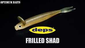 Deps Frilled Shad Swimbait - 4.7 Inch