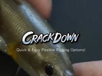 Geecrack Crackdown Dual Line Through Swimbait - 6 Inch