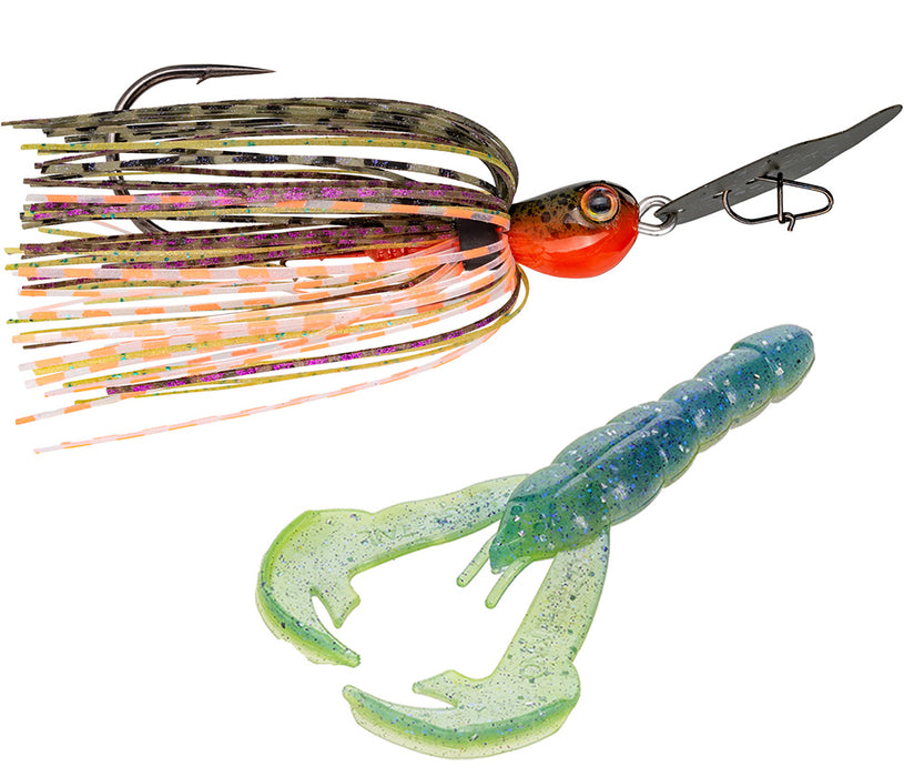 Strike King Thunder Cricket & Rage Craw Bladed Jig Combo