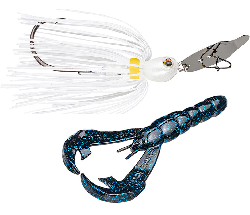 Strike King Thunder Cricket & Rage Craw Bladed Jig Combo