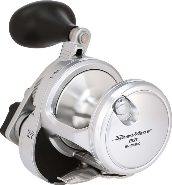 shimano 2 spped left handed reel SpeedMaster II 2-Speed Lever Drag Conventional Reels Discount Tackle purpose and will slot into many offshore fishing scenarios Shimano Speedmaster II
