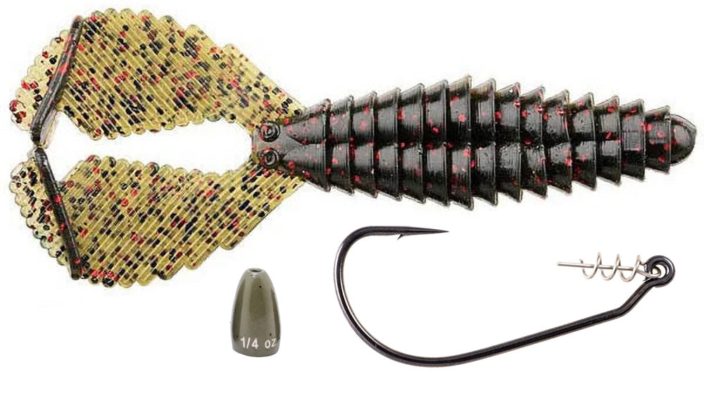 Reaction Innovation Spicy Beaver with Owner 5132 Twistlock 3X Ultimate Flipping Kit