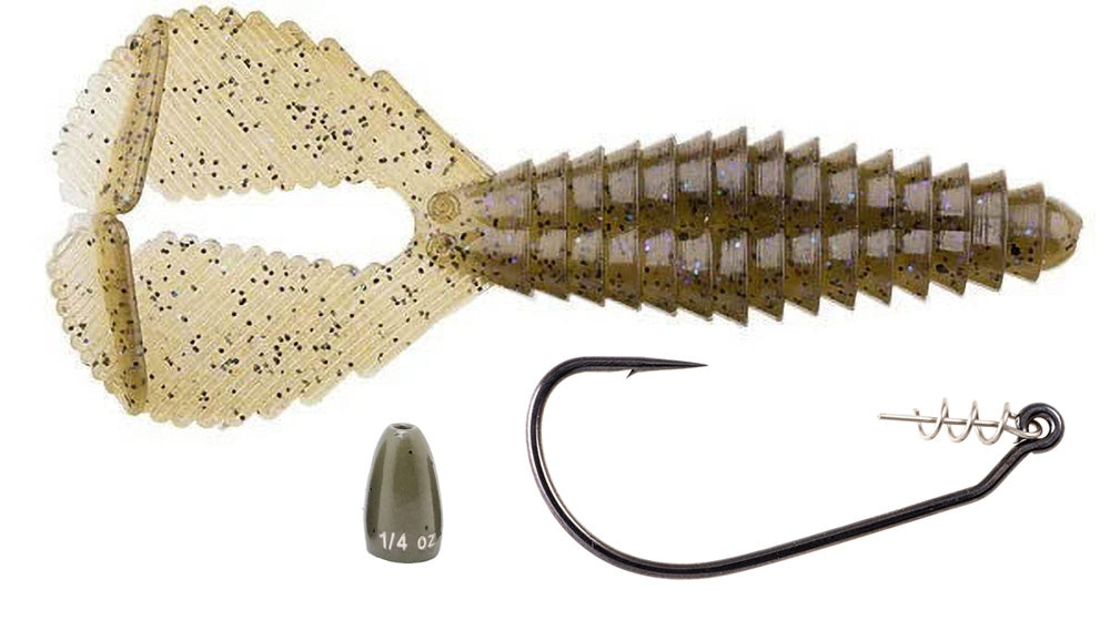 Reaction Innovation Spicy Beaver with Owner 5132 Twistlock 3X Ultimate Flipping Kit