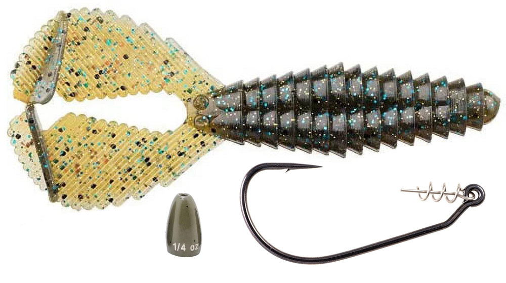 Reaction Innovation Spicy Beaver with Owner 5132 Twistlock 3X Ultimate Flipping Kit