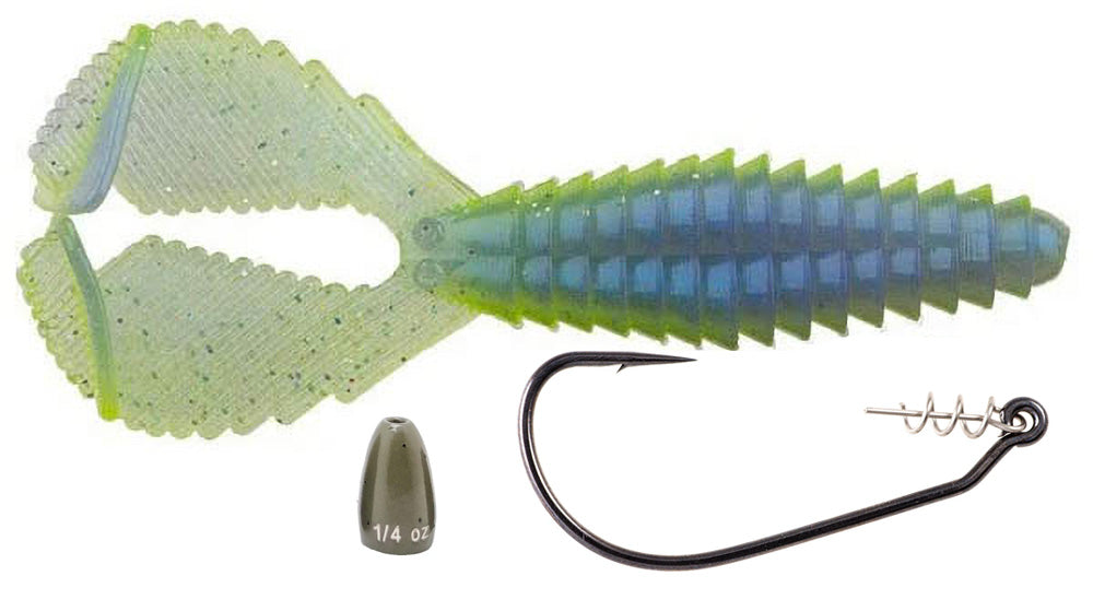 Reaction Innovation Spicy Beaver with Owner 5132 Twistlock 3X Ultimate Flipping Kit