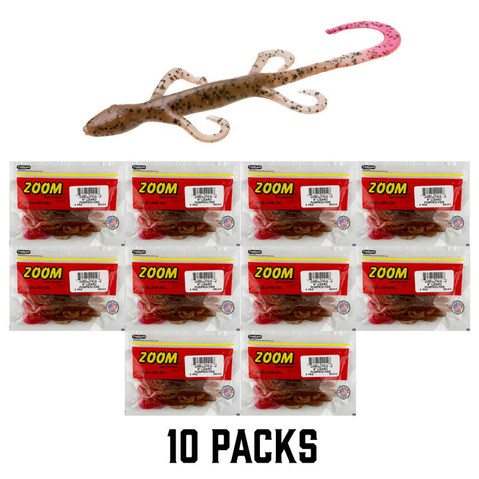 Zoom Lizard Creature Bait  10 Packs - BLOWOUT