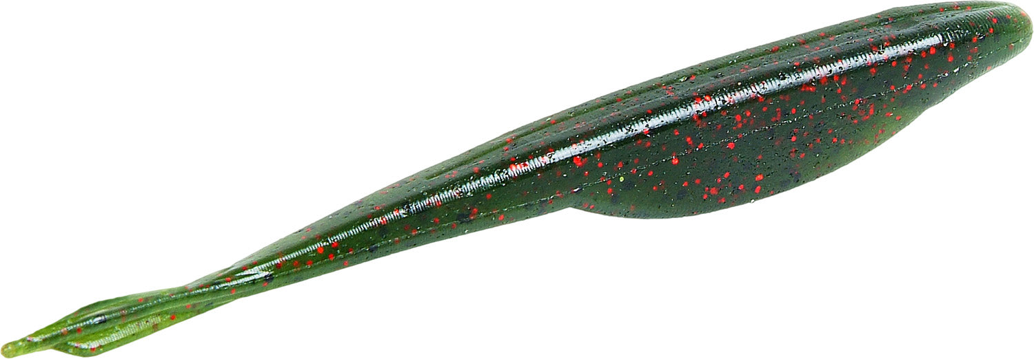 Yamamoto D Shad Watermelon/Black & Red