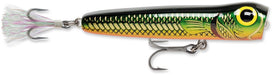 Storm Saltwater Rattlin' Chug Bug 4 3/8 Topwater Fishing Lure 15/16oz  Metallic Silver/Chartreuse Back 