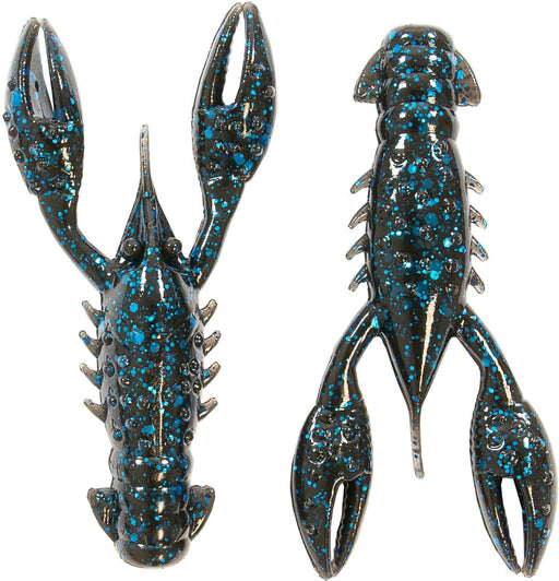 Z-Man TRD CrawZ 2 1/2 inch Soft Plastic Craw 6 pack - Black/Blue
