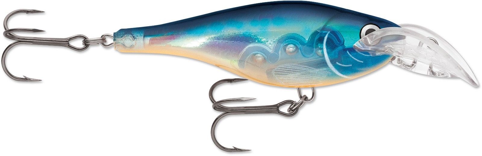 Rapala Scatter Rap Glass Shad 07 Extra Deep Diving Crankbait Blue Ghost