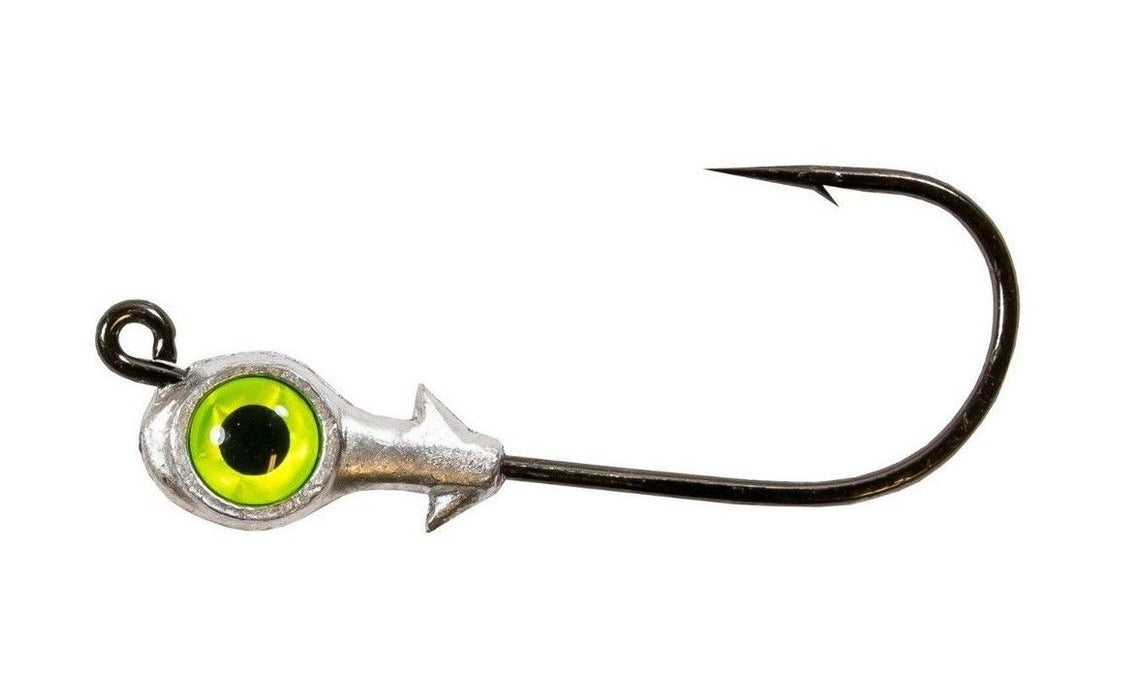 Z Man Redfish Eye Jigheads 3 pack 1/2 Oz Chartreuse — Discount Tackle