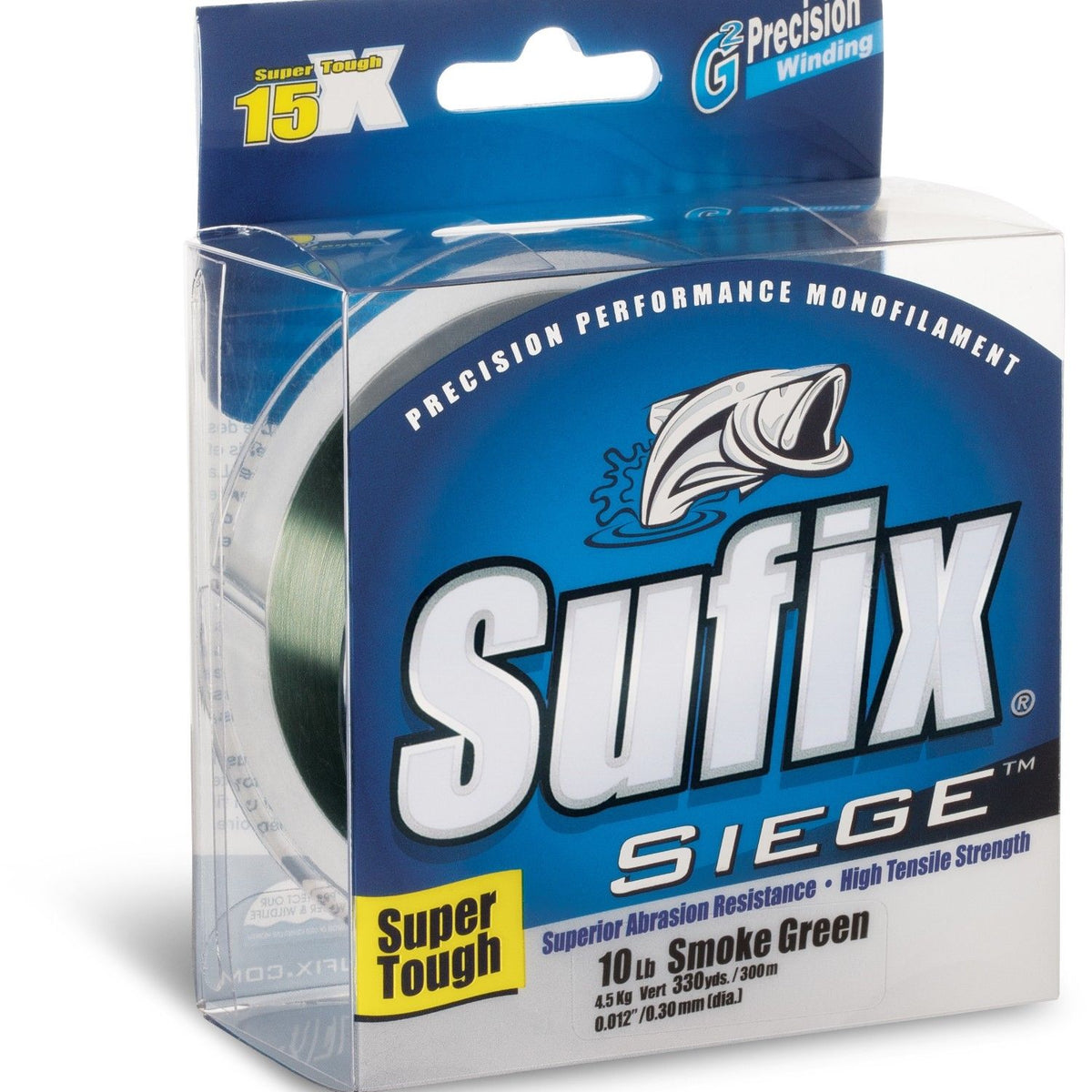 Sufix Siege Monofilament Line - Green 12 lb