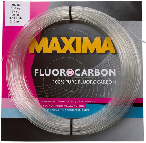 Maxima Fluorocarbon Leader Coil 27 Yards 50 pound