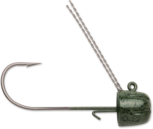 VMC Finesse Weedless Ned Rig Jighead 4 pack - Green Pumpkin
