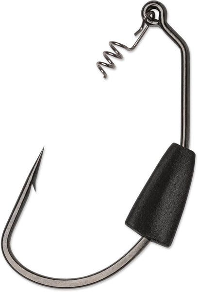 VMC Heavy Duty Weighted Black Nickel Swimbait Hook 4 pack — Discount Tackle