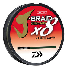 Daiwa J-Braid Grand x8 Dark Green Braided Line — Discount Tackle