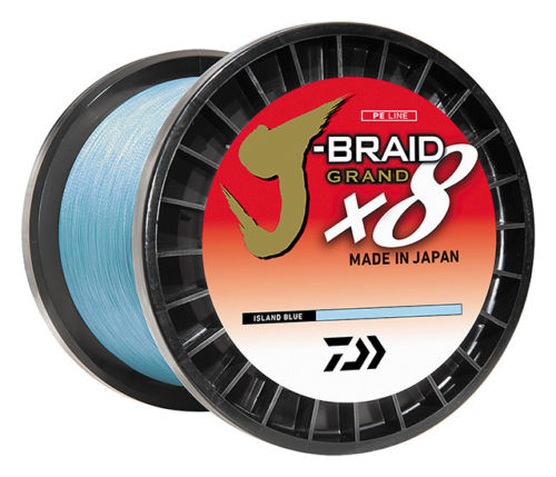 Daiwa J-Braid Grand x8 - 65lb 3000yd Island Blue - JBGD8U65-3000IB