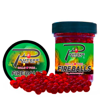 Pautzke Fire Balls - Red Glitter