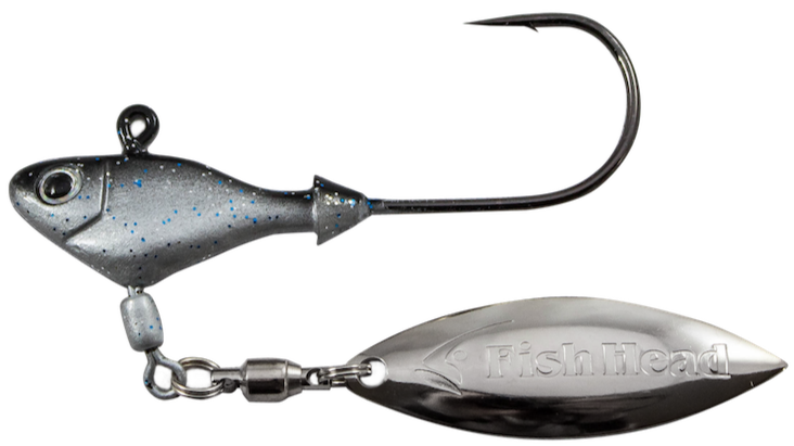 fish with lure on head Fish Head Spin Underspin Jig — Discount Tackle