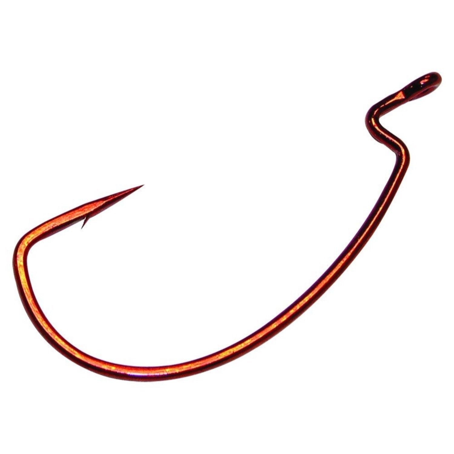 buy red fishing hooks Treble Various sizes for all sized panfish Gamakatsu Worm Hook EWG Offset