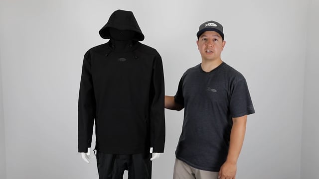 AFTCO Reaper Windproof 3L Jacket - Men's Black Large at