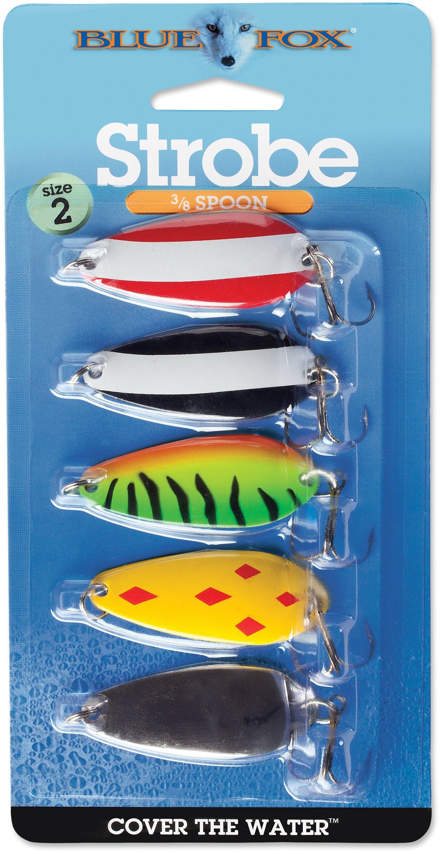 fb fishing lure spoon Blue Fox Strobe Spoon Kit