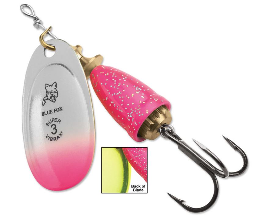 6) Eagle Claw Size 0 Inline Spinners Fishing Lures