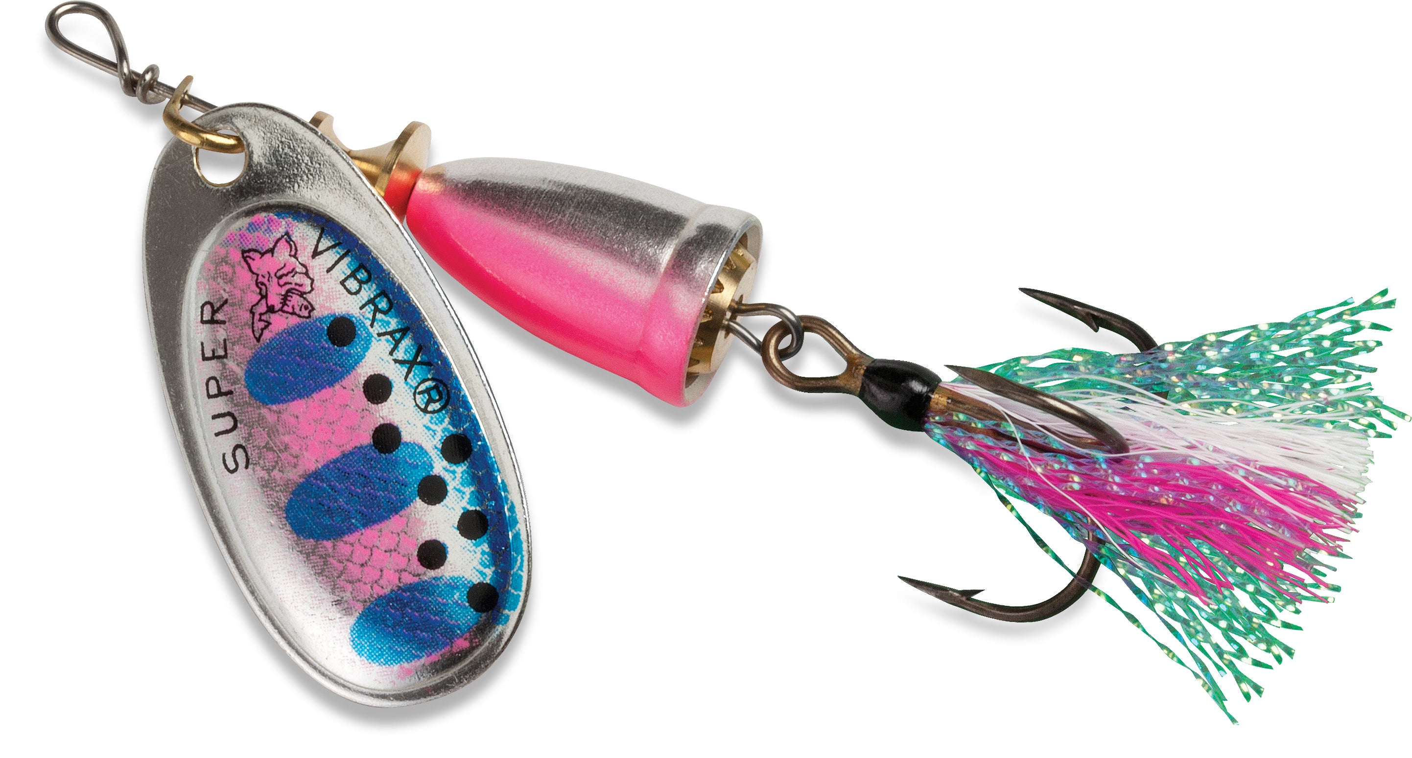 best blue fox lures for trout Vibrax Bullet Fly Fishing Lure, Size 2, Rainbow Sports & Outdoors plated and painted Blue Fox Classic Vibrax Spinner,