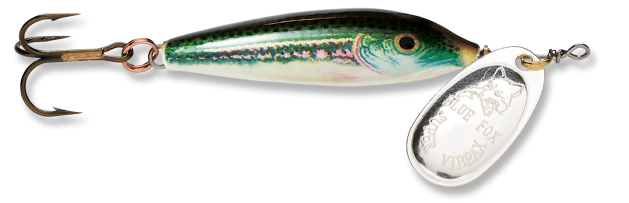 Blue Fox Vibrax Minnow Spin Lures All colors and sizes available for 2012