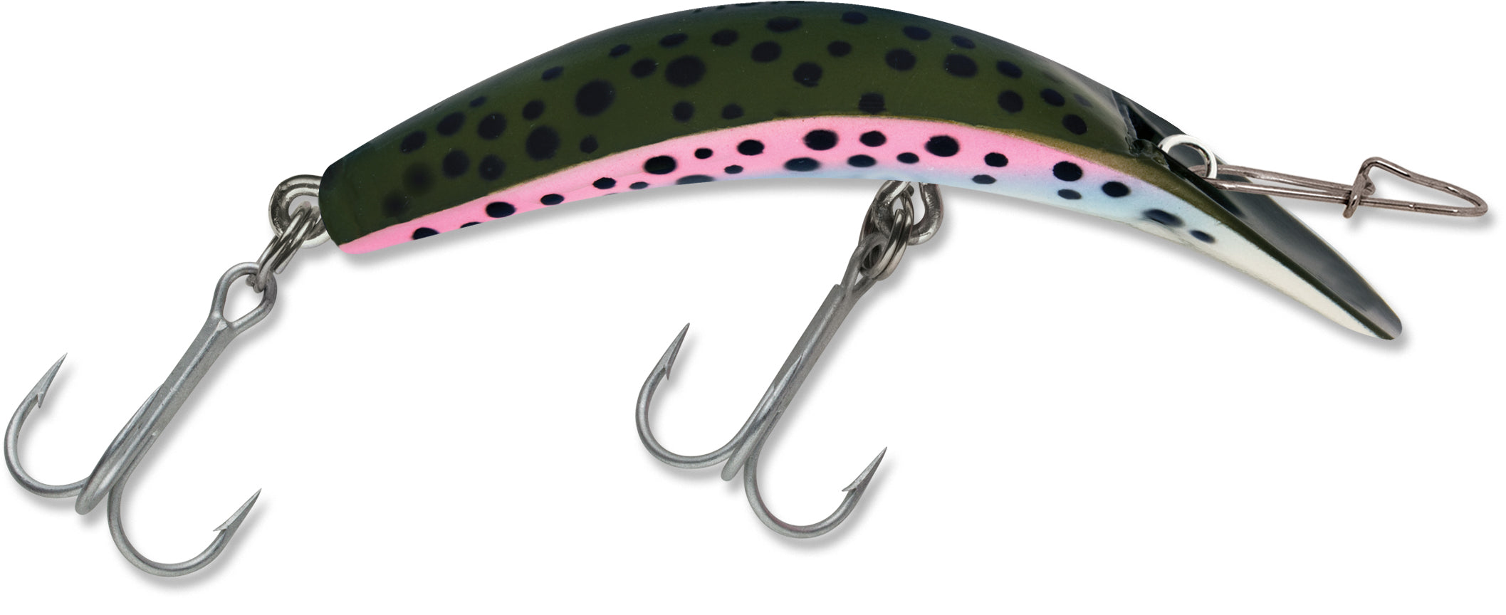 Luhr Jensen Kwikfish Rattle K15 Green Chartreuse Dual Dots Jagged Tooth  Tackle