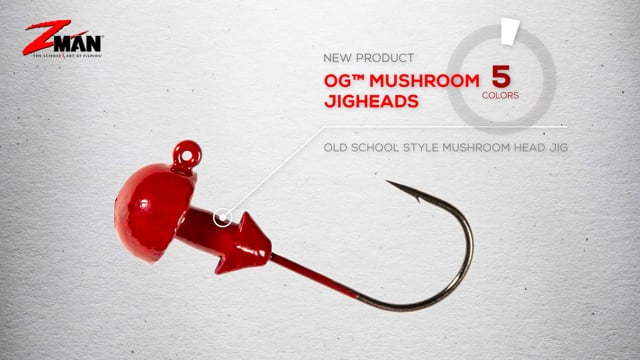 Z-Man OG Mushroom Jigheads 4 pack
