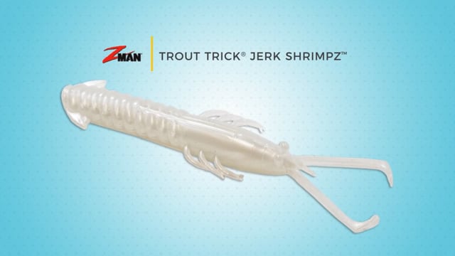 Z-Man Trout Trick Jerk ShrimpZ 4 inch Soft Plastic Shrimp 5 pack
