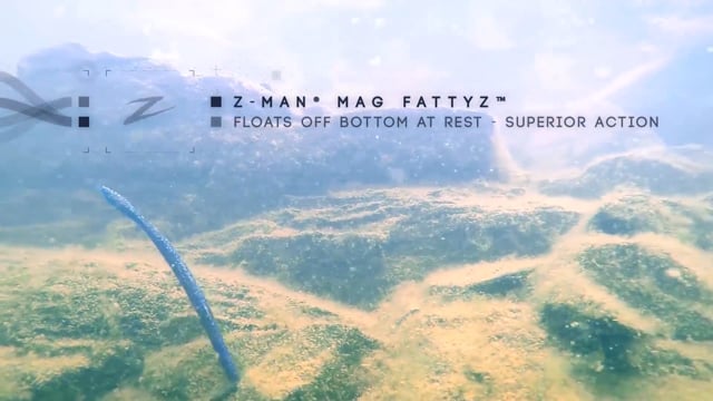 Z-Man Mag FattyZ 7 1/4 inch Soft Plastic Worm 6 pack