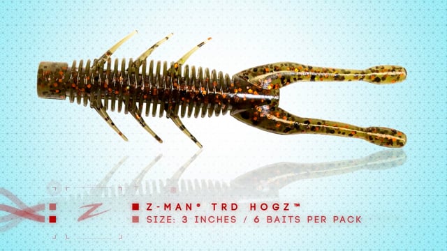 Z-Man TRD HogZ 3 inch Soft Plastic Creature Bait 6 pack