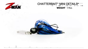 Z-Man ChatterBait Mini 1/4 oz 3/0