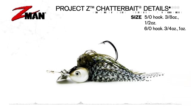 Z-Man Project Z ChatterBait 3/4 oz.