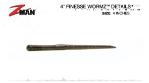Z-Man Finesse WormZ 4 inch ElaZtech Worms