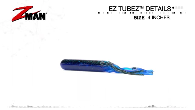 Z-Man EZ TubeZ 4 inch Soft Plastic Tube 6 pack