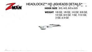 Z-Man HeadlockZ HD Swim Jigheads