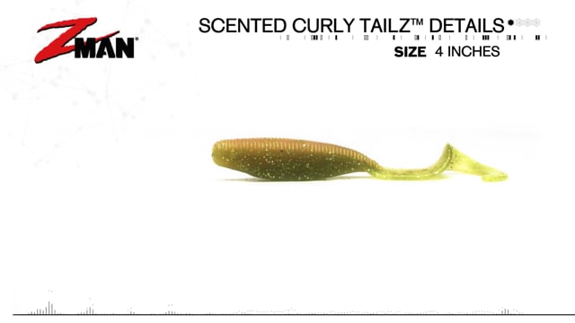 Z-Man Scented Curly TailZ 4 inch Soft Plastic Grub 5 pack