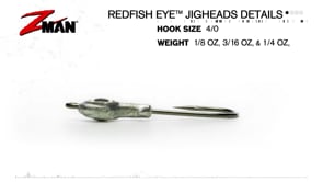 Z-Man Redfish Eye Jigheads 3 pack
