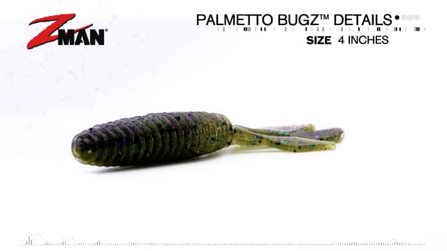 Z-Man Palmetto BugZ 4 inch Soft Plastic Creature Bait 5 pack