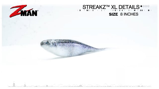 Z-Man StreakZ XL 8 inch Soft Jerkbait 2 pack